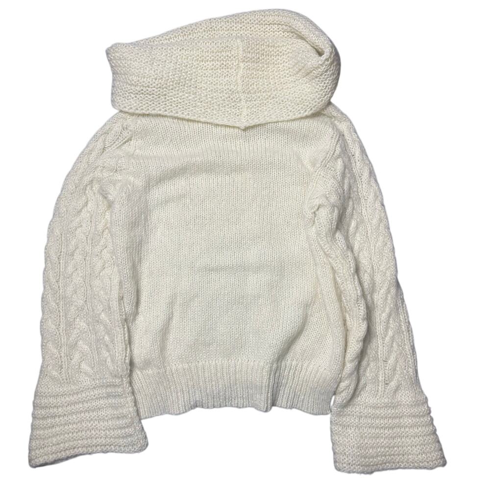 Wooden Ships Cream Cowl Neck Knit Sweater - Picture 5 of 5